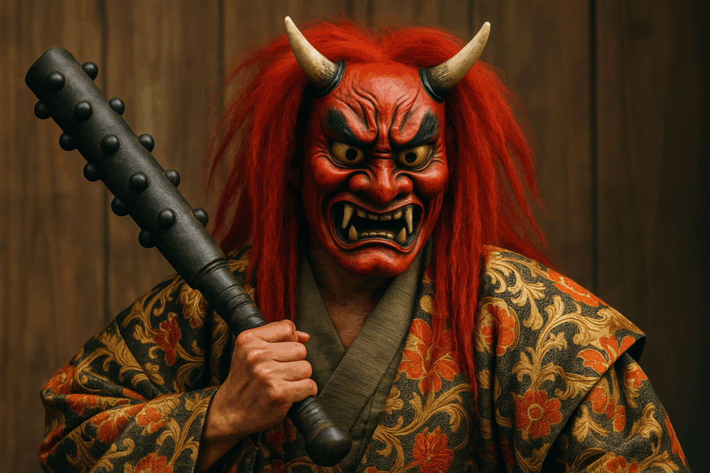  oni, les démons redoutables du théâtre kabuki,