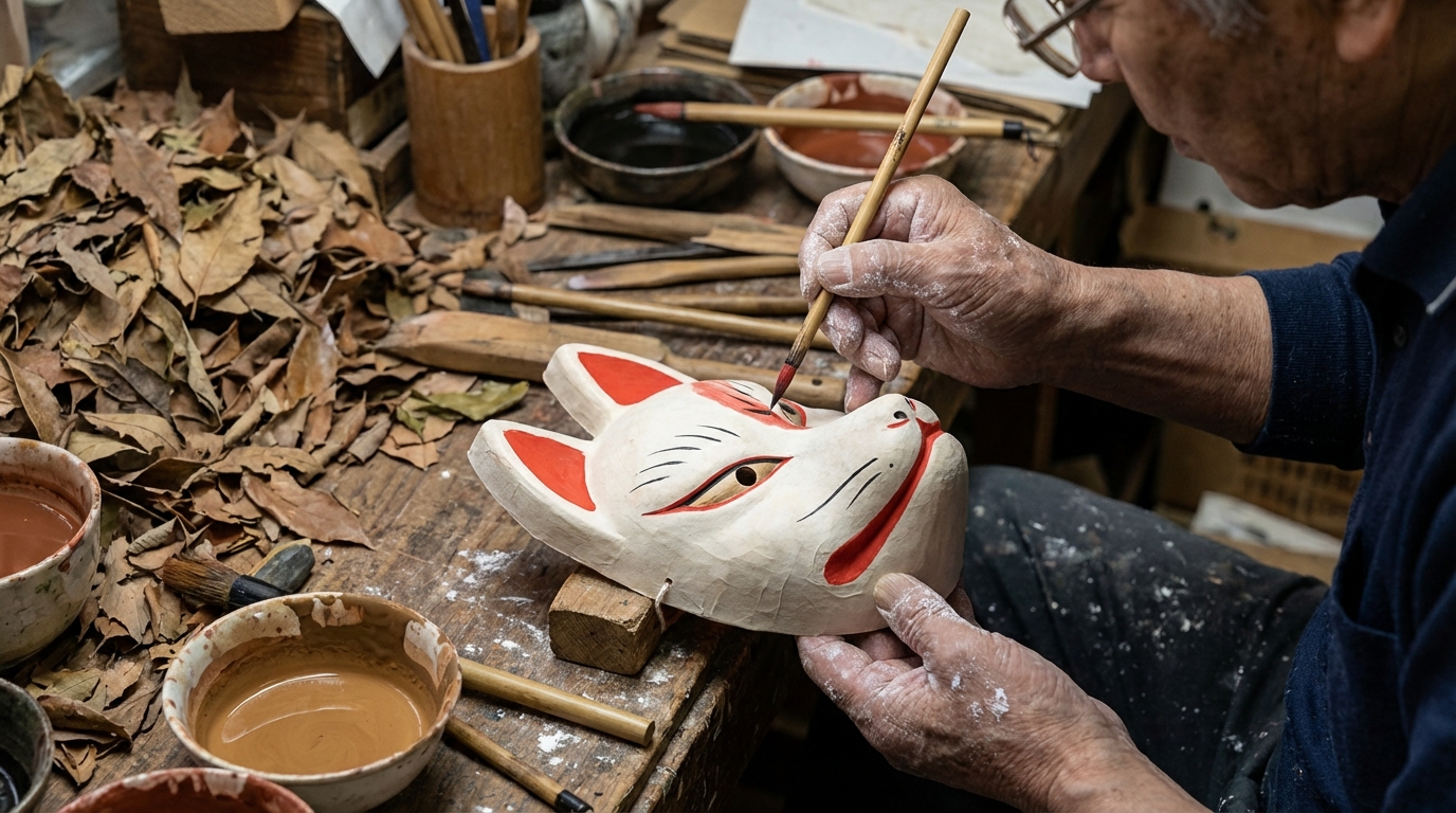 découvrez comment fabriquer un masque kitsune artisanal chez vous avec notre guide étape par étape pour créer un masque unique et authentique.