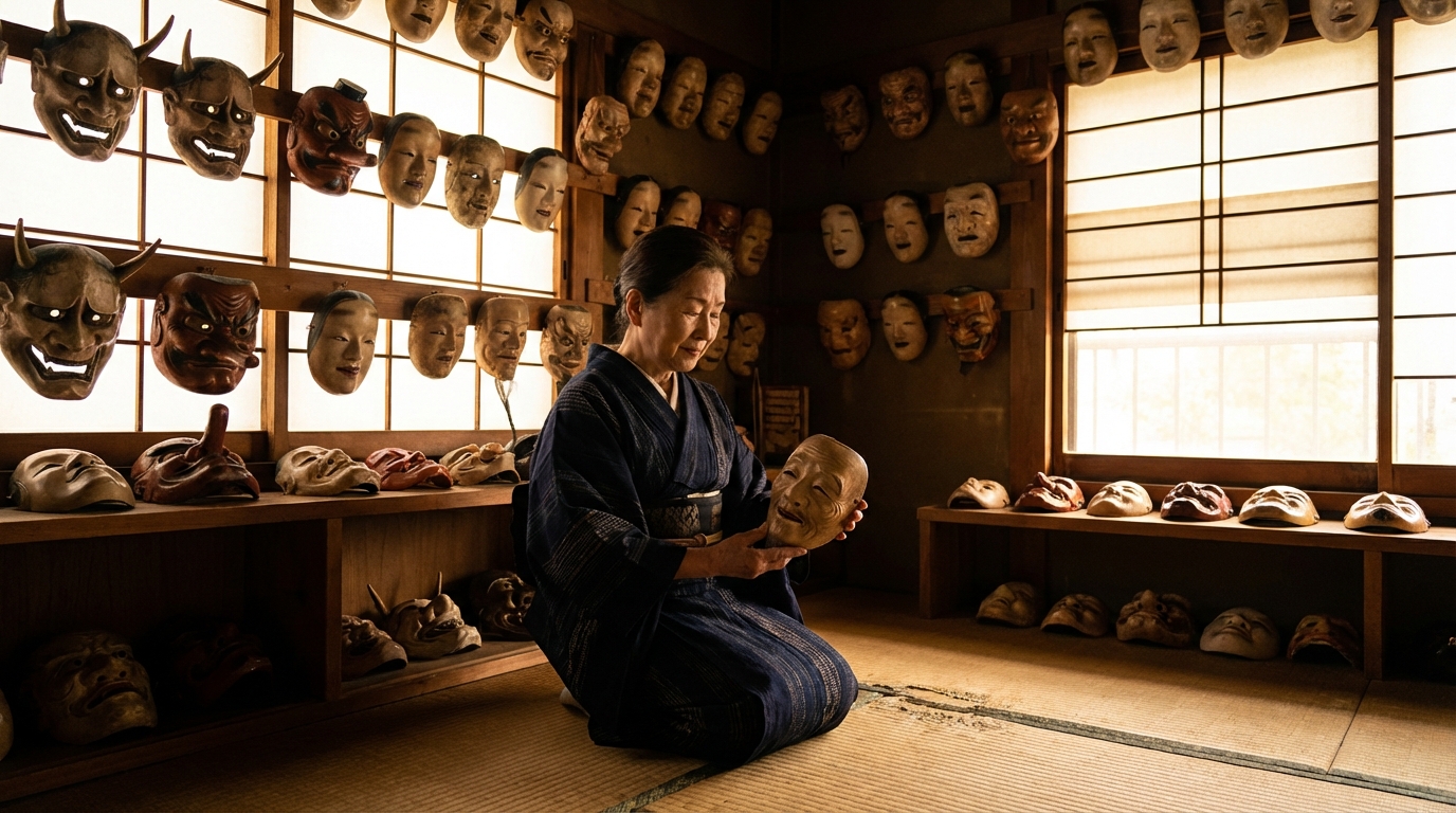 découvrez l'univers fascinant des masques japonais anciens avec heida et explorez leur symbolique riche et mystérieuse.