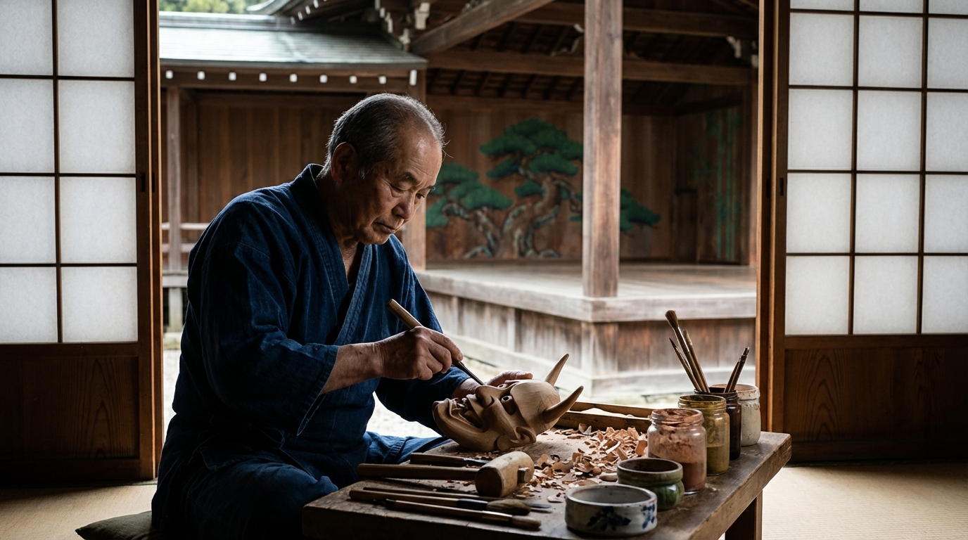 découvrez l'origine du masque hannya, un élément emblématique du théâtre noh japonais, symbolisant la passion, la jalousie et la transformation.