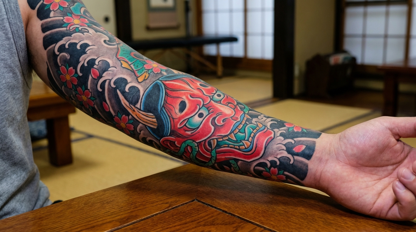 découvrez la signification profonde du masque hannya dans le tatouage japonais traditionnel, symbole de passion, de vengeance et de transformation.