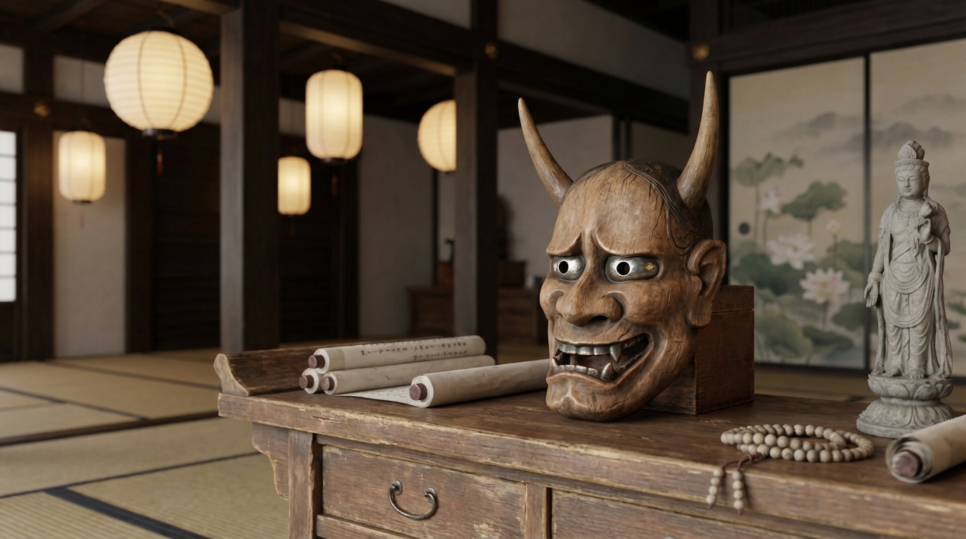 découvrez la signification profonde du masque hannya dans le bouddhisme japonais, son histoire, et son rôle symbolique dans la culture traditionnelle.